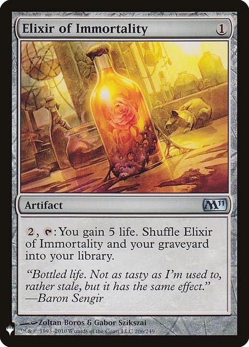 Elixir of Immortality from The List (Uncommon)