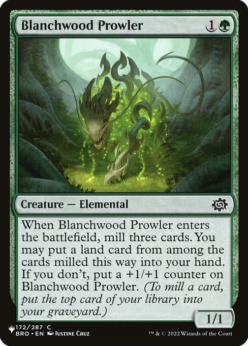 Blanchwood Prowler from The List (Common)