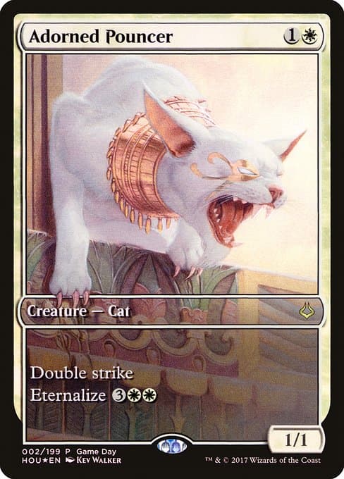 Adorned Pouncer from Hour of Devastation Promos (Rare)