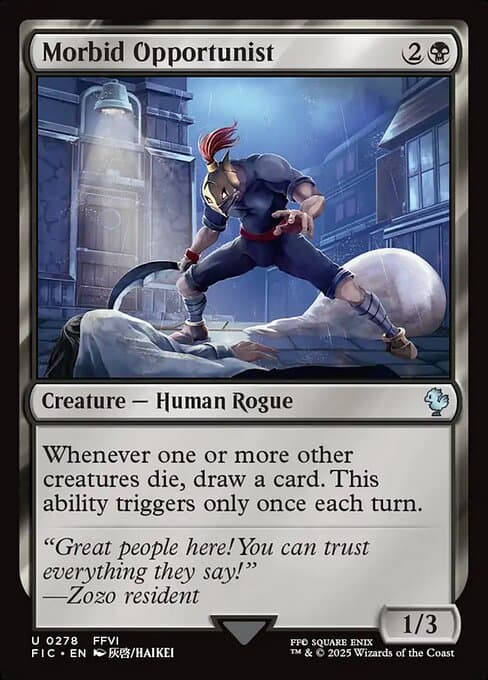 Morbid Opportunist from Final Fantasy Commander (Uncommon)