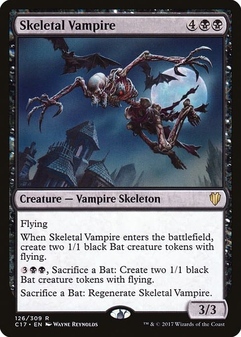 Skeletal Vampire from Commander 2017 (Rare)