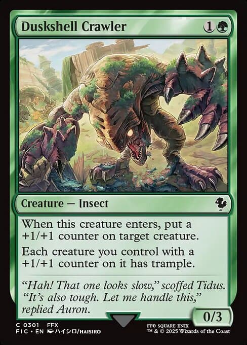Duskshell Crawler from Final Fantasy Commander (Common)