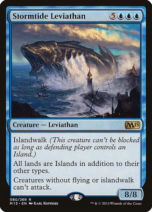 Stormtide Leviathan from Magic 2015 (Rare)