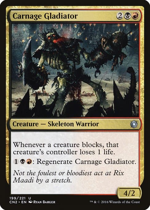 Carnage Gladiator from Conspiracy: Take the Crown (Uncommon)