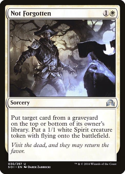 Not Forgotten from Shadows over Innistrad (Uncommon)