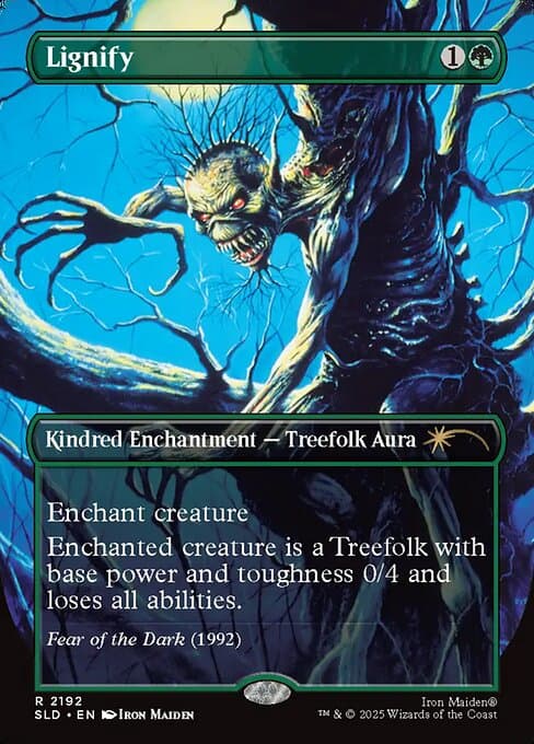 Lignify from Secret Lair Drop (Rare)