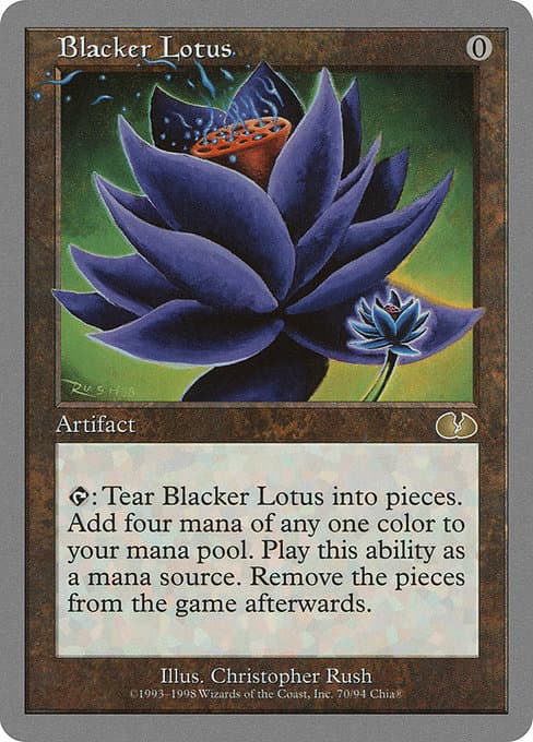 Blacker Lotus from Unglued (Rare)