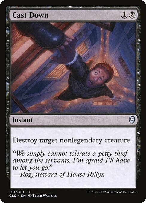 Cast Down from Commander Legends: Battle for Baldur's Gate (Uncommon)