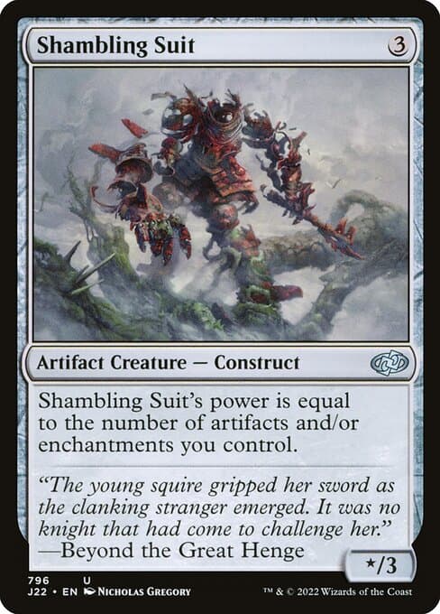 Shambling Suit from Jumpstart 2022 (Uncommon)