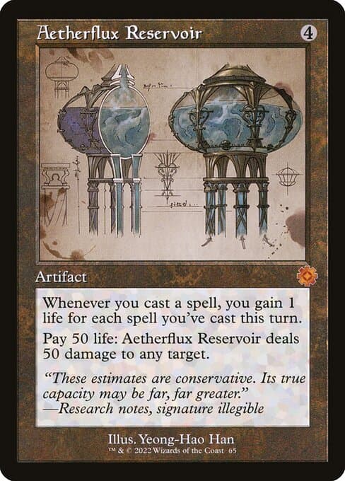 Aetherflux Reservoir from The Brothers' War Retro Artifacts (Mythic)