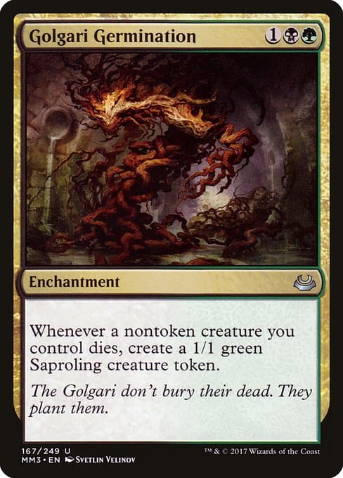 Golgari Germination from Modern Masters 2017 (Uncommon)