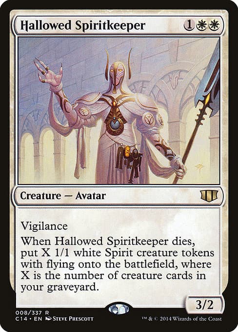 Hallowed Spiritkeeper from Commander 2014 (Rare)