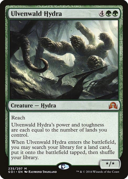 Ulvenwald Hydra from Shadows over Innistrad (Mythic)
