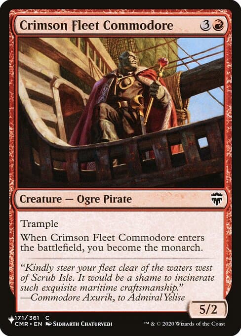 Crimson Fleet Commodore from The List (Common)