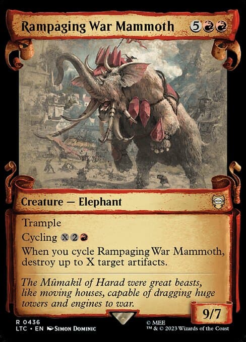 Rampaging War Mammoth from Tales of Middle-earth Commander (Rare)