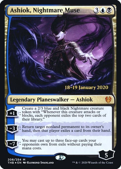 Ashiok, Nightmare Muse from Theros Beyond Death Promos (Mythic)