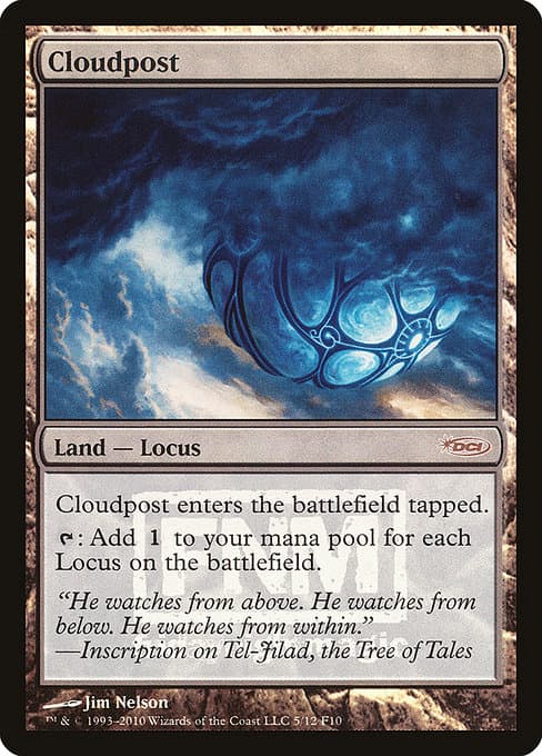 Cloudpost from Friday Night Magic 2010 (Rare)