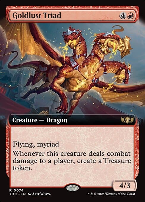 Goldlust Triad from Tarkir: Dragonstorm Commander (Rare)