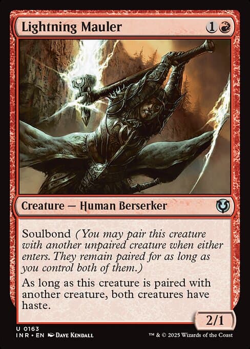 Lightning Mauler from Innistrad Remastered (Uncommon)