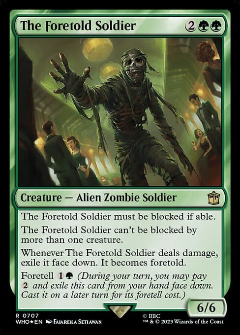 The Foretold Soldier from Doctor Who (Rare)
