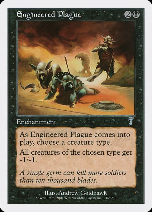 Engineered Plague from Seventh Edition (Uncommon)