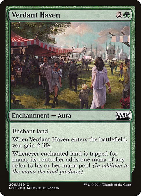 Verdant Haven from Magic 2015 (Common)