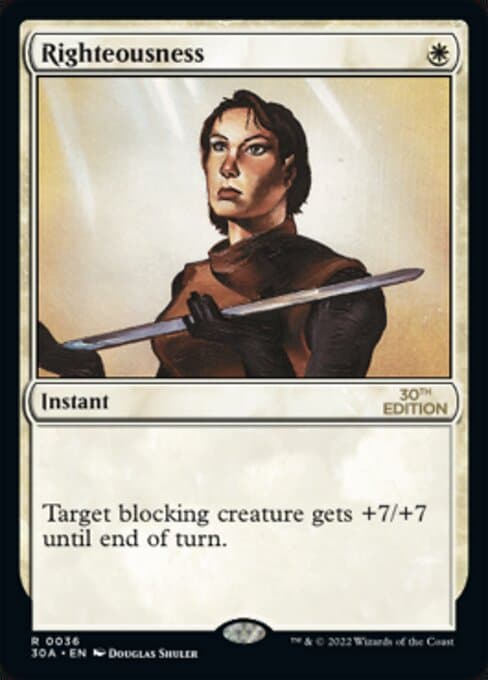 Righteousness from 30th Anniversary Edition (Rare)