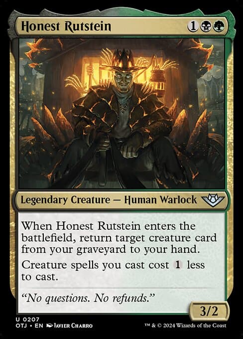 Honest Rutstein (Uncommon)