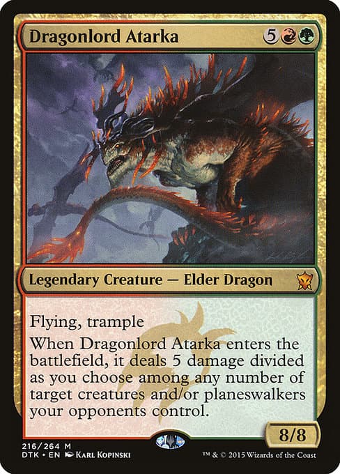 Dragonlord Atarka from Dragons of Tarkir (Mythic)