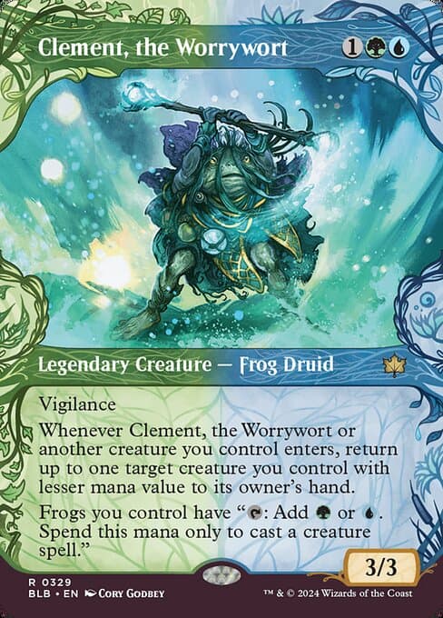 Clement, the Worrywort from Bloomburrow (Rare)