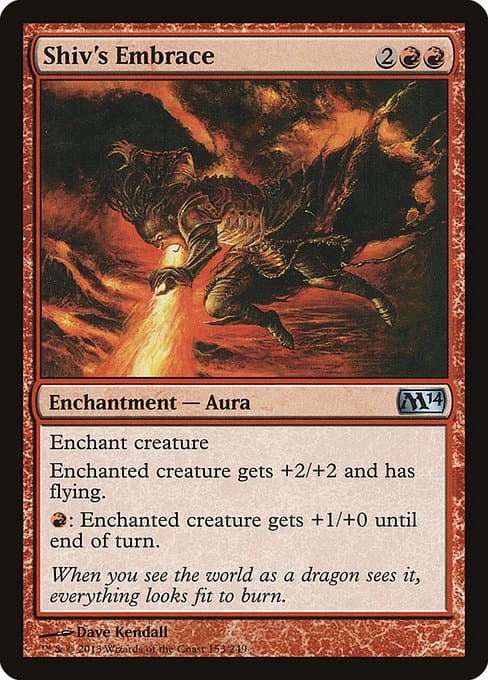 Shiv's Embrace from Magic 2014 (Uncommon)