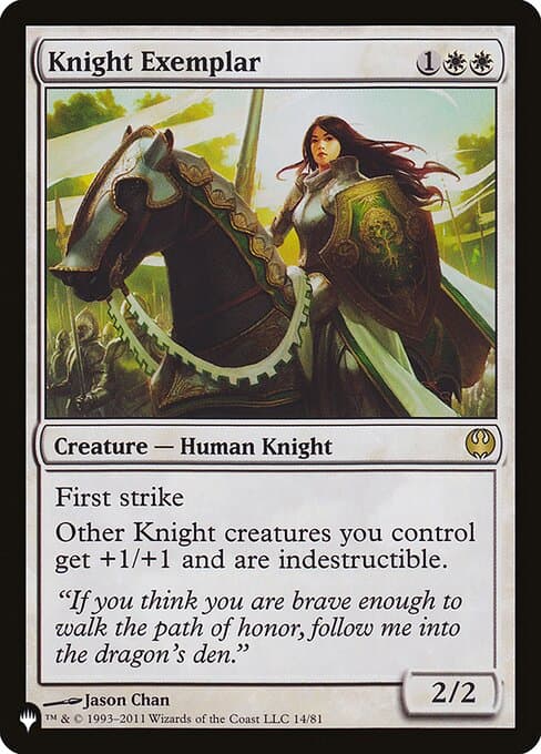 Knight Exemplar from The List (Rare)