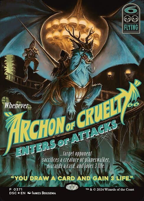 Archon of Cruelty from Duskmourn: House of Horror Commander (Mythic)