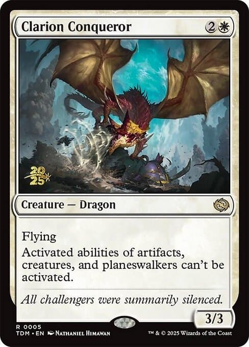 Clarion Conqueror from Tarkir: Dragonstorm Promos (Rare)