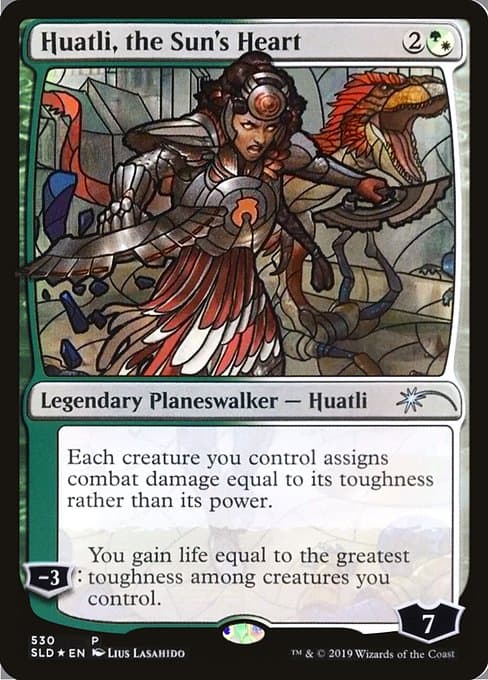 Huatli, the Sun's Heart from Secret Lair Drop (Uncommon)