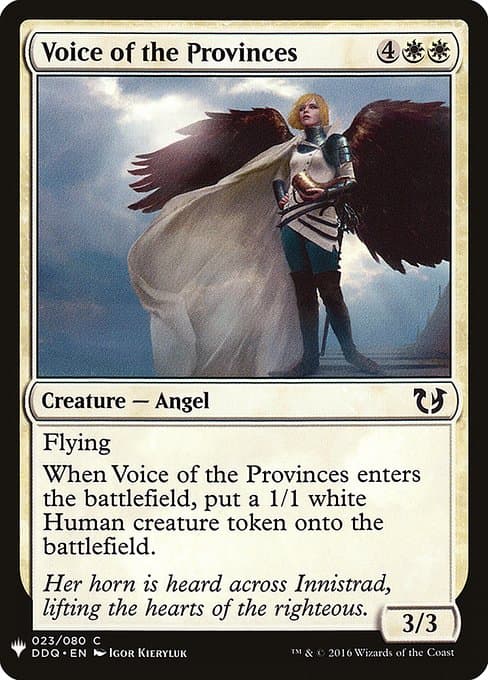 Voice of the Provinces from The List (Common)