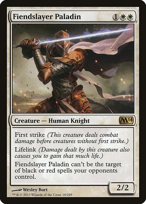 Fiendslayer Paladin from Magic 2014 (Rare)