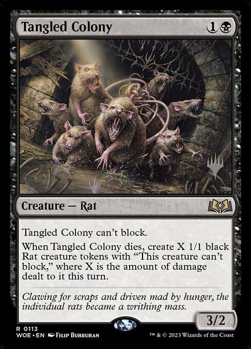 Tangled Colony from Wilds of Eldraine Promos (Rare)