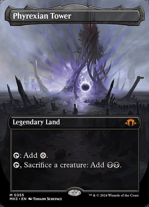 Phyrexian Tower from Modern Horizons 3 (Mythic)