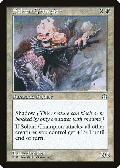 Soltari Champion from Stronghold (Rare)