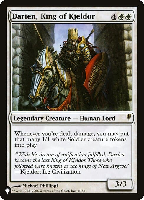 Darien, King of Kjeldor from The List (Rare)