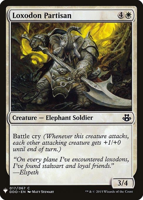 Loxodon Partisan from The List (Common)
