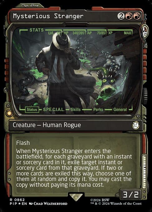 Mysterious Stranger from Fallout (Rare)