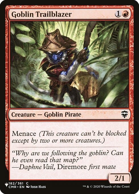 Goblin Trailblazer from The List (Common)