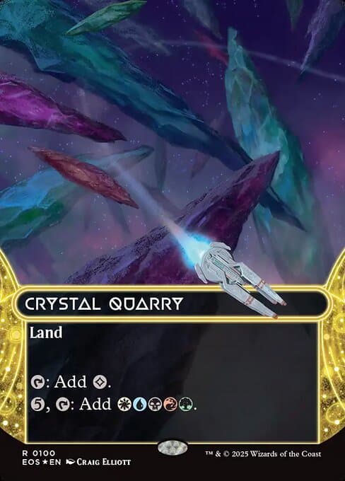 Crystal Quarry from Edge of Eternities: Stellar Sights (Rare)