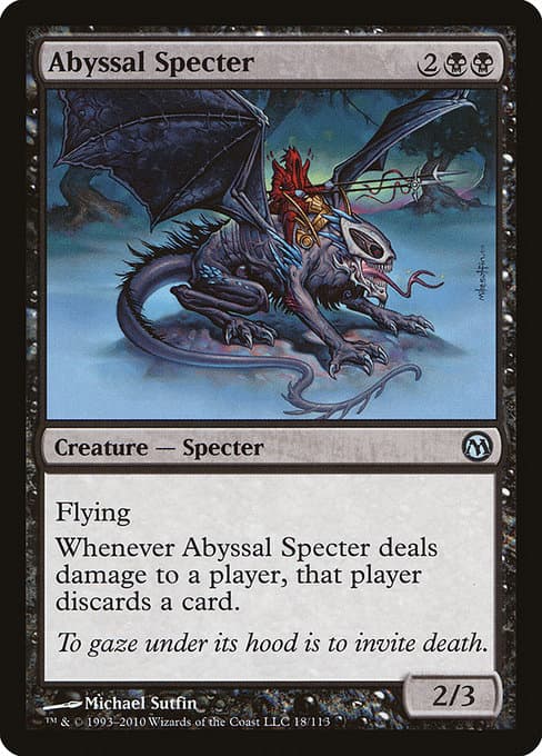 Abyssal Specter from Duels of the Planeswalkers (Uncommon)