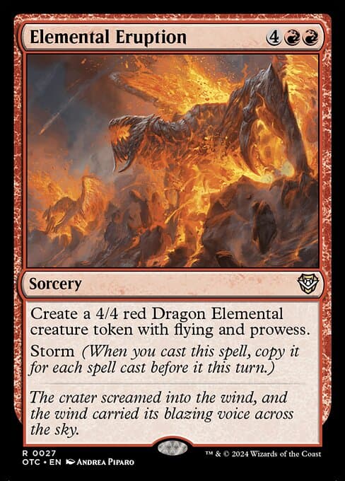 Elemental Eruption from Outlaws of Thunder Junction Commander (Rare)