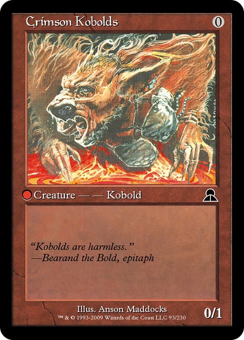 Crimson Kobolds from Masters Edition III (Common)