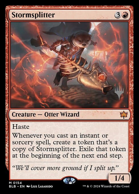 Stormsplitter from Bloomburrow Promos (Mythic)