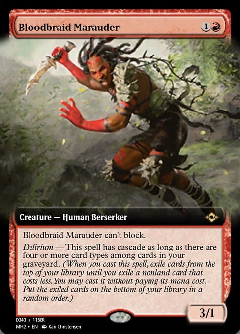 Bloodbraid Marauder from Magic Online Promos (Rare)